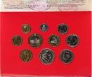 Monaco  Set of 10 coins Rainier III - 1995 - BU AU