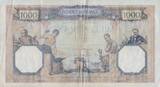 France 1930 1000 Francs Ceres and Mercury - 14-01-1930 Serial Q.812 - VF