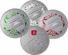 Italy 2020 Set of 3 x 5 Euro Olivetti Letterra 22- 2020 - in folder - Silver Colorized UNC