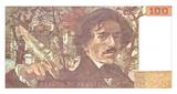 France  100 Francs Delacroix - 1991 Serial S.171 - Small watermark - VF+