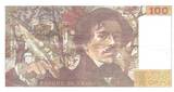 France  100 Francs Delacroix - 1990 Serial B.180 - VF