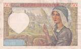 France 1941 50 Francs Jacques Coeur - 13-03-1941 Serial E.44 - TTB VF
