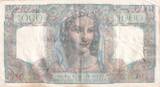 France 1947 1000 Francs Minerva and Hercules - 09-01-1947 - Serial V.363 - VF