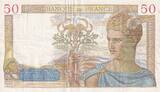 France 1938 50 Francs - Cérès - 17-02-1938 - Serial L.7637 - VF to XF - P.85 VF+