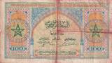 Morocco  100 Francs - Meknes - 1943 - Serial J189 - F - P.25 FF