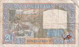 France 1940 20 Francs - Science and Industry - 01-08-1940 - Serial O.830 - P.92 FF+