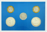 France francs 1989 Coffret monnaie de Paris 5 Monnaies françaises 1789-1989 - FDC - 1989 - Silver UNC