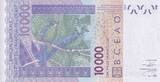 West AFrican States  10000 Francs - Mask - Birds - 2021 - Letter A ( Ivory Coast) - P.NEW UNC