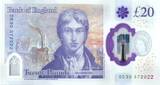 United Kingdom  20 Pounds - Elizabeth II -Joseph Mallord William Turner - 2018 (2020) - Polymer - P.NEW UNC