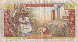 French Antilles  10 NF - Girl, sugar cane - 1962 - Serial T.1 -P.5 FF