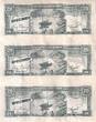 China  Sheet of 3 banknotes of 20 Cents - Tchang Kai-chek - Boat - Specimen - 1946 - P.395A XF