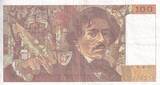 France  100 Francs - Delacroix - 1991 - Serial M.204 - P.154 VF+