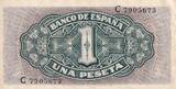 Spain  1 Peseta - Santa Maria - Serial C - 1940 - P.122 XF