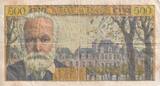 France 1958 500 Francs - Victor Hugo - 06-02-1958 - Serial H.96 - P.133 VF