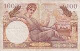 France  100 Francs - Mercury - 1947 - Serial D.4 - M.9 VF