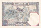 Algeria 1929 5 Francs - Young girl - 21-06-1929 - Serial P.3666 - P.77a XF+