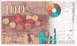 France  100 Francs - Cezanne - Low serial - 1997 - A000004410 - F.74.01A VF