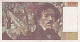 France  100 Francs - Delacroix - 1978 - Serial O.1 - P.154 VF