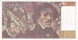 France  100 Francs - Delacroix - 1978 - Serial D.2 - P.154 VF