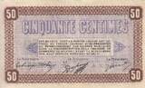 France 50 centimes 1921 50 Cents - Belfort Chamber of Commerce - 12-10-1921 - Serial A VF