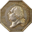 France 1 token 12.54 Louis XVIII - Silver Token, Royal Academy of Medicine VF