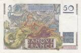 France 1949 50 Francs - Le Verrier - 03-11-1949 - Serial L.143 XF+