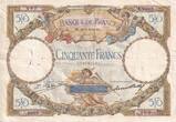 France 1932 50 Francs Luc Olivier Merson modified - 10-03-1932 - Serial E.9999 - Fay.16.03 VF
