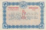 France  1 Franc - Avignon Chamber of Commerce - 1922 - Number 1821 XF