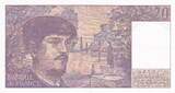 France  20 Francs - Debussy - 1987 - Serial R.019 XF