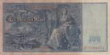 Germany 1910 100 Mark - Mercure et Cérès - 21-04-1910 - Serial E FF