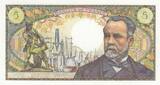 France 1967 5 Francs - Pasteur - 05-05-1967 - Serial N.55 UNC
