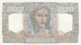 France 1950 1000 Francs - Minerva and Hercules - 20-04-1950 - Serial E.642 UNC