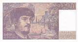 France  20 Francs Debussy - 1987 - Serial X.021 AU