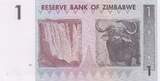 Zimbabwe 01/08/2008 1 Dollar Buffalo - Waterfall - 2008 UNC