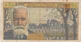 France 5 francs 1961 5 NF Victor Hugo - 06-04-1961 - Serial J.52 FF