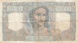 France 1948 1000 Francs Minerva and Hercules - 11-03-1948 - Serial C.395 VF