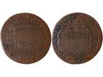France 1 token Maire De Nantes - Louis Mesnard, Sieur Du Pavillon Jeton Cuivre 1682 FF+