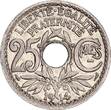 France  25 Centimes Monogram RF - 1914 XF