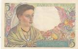 France 1947 5 Francs Shepherd - 30-10-1947 - Serial E.158 XF