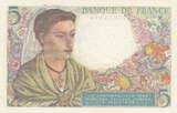 France 1943 5 Francs - Shepherd - 25-11-1943 - Serial V.95 UNC