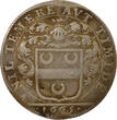 France 1 token Mayors of Nantes, Mathurin Giraud - Silver Token -1665, Countermarks FF+