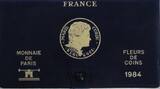 France francs Monnaie de Paris UNC Set 1984 FDC