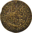 France XVe Siècle Counter – Brass Token, Dauphiné - XVth Century FF