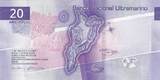 Macao  20 Patacas - Centrale Bank - Map - BNU - 2020 - Série AS UNC