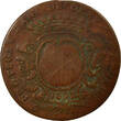 France 1 token Mayors of Nantes, Pierre Noblet - Copper Token -1692 VG