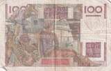 France 1949 100 Francs - Young farmer - 17-02-1949 - Serial C.306 - F.28.22 VF
