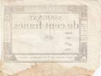 France  100 Francs - 18 Nivose An III - (07.01.1795) - Sign. Gibier - Serial 946 VF