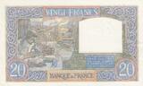France 1939 20 Francs - Science and Industry - 07-12-1939 - Serial R.140 XF+