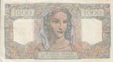 France 1950 1000 Francs - Minerva and Hercules - 29-06-1950 - Serial L.667 VF