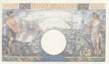 France 1944 1000 Francs - Commerce and Industry - 20-07-1944 - Serial V.4684 AU